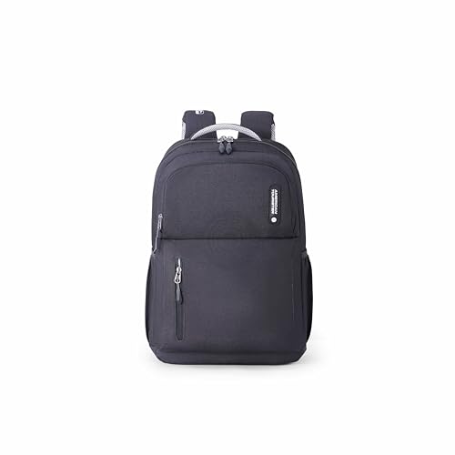 Image of American Tourister Hall 4.0 | 32 Ltrs | 2 Compartments | Bottle Pocket | Ergonomic Padded Back Panel & Shoulder Straps | Laptop Backpack | 1 Year International Warranty | Black