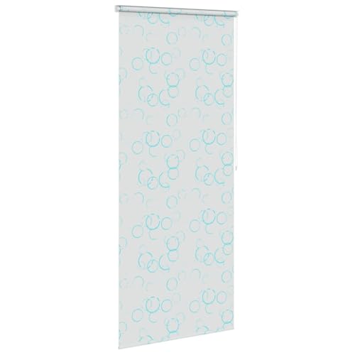 Store de douche 120 x 240 cm en EVA imperméable à motif bulles avec kit de fixation