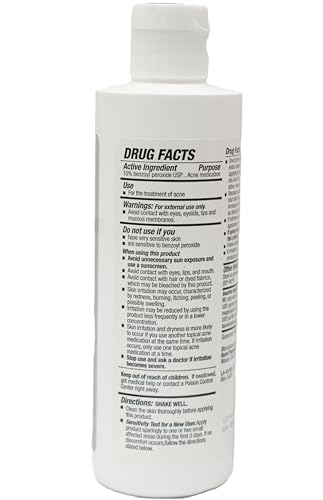 Benzoyl peroxide topical wash 10%