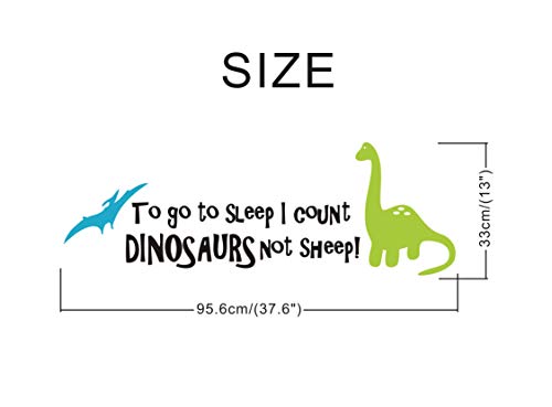 Vinilo decorativo dinosaurios para pared 95.6x33 cm miniatura 4