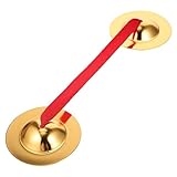 VICASKY Handzimbel Kleines Metall Percussion Instrument Klarer Robust für Erwachsene Geeignet für Tanz Bühnenmusik