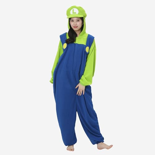 Luigi Combinaison Pyjama pour des Soirées Gaming Confortables à la Maison
