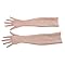 EQAIWUJIE Silicone Hand Lifesize Female Mannequin Hand Display Jewerly Display Art Sketch With Nail (A Pair, Brown - View #14