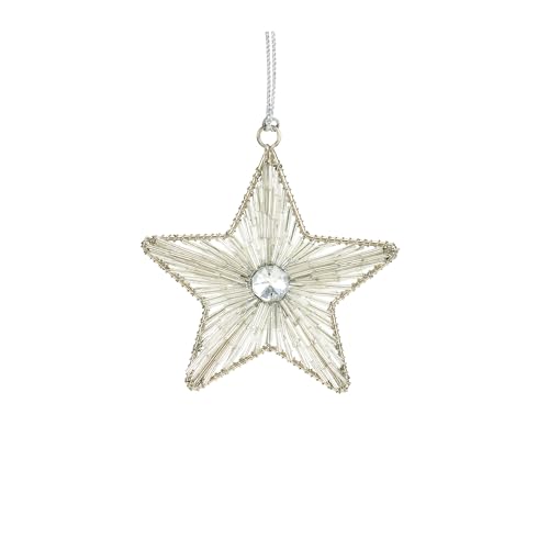 Étoile décorative Melrose 83581 objet design fer et perles de verre