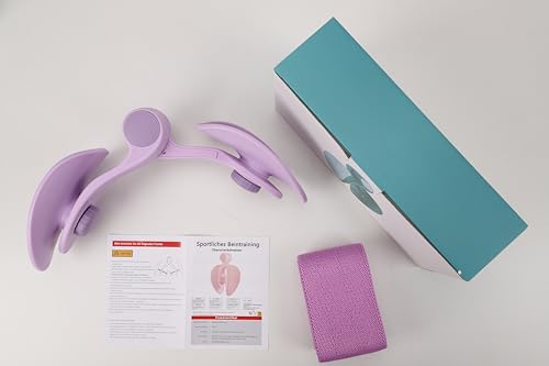 TINRIEF Thigh Master Hip Trainer Kegel Exerciser with Resistance Band, Pelvic Floor Trainer, Kegel Trainer for Postpartum Rehabilitation, Trimmer Inner Thigh, Thigh Toner Workout (Purple) - Thumbnail 7