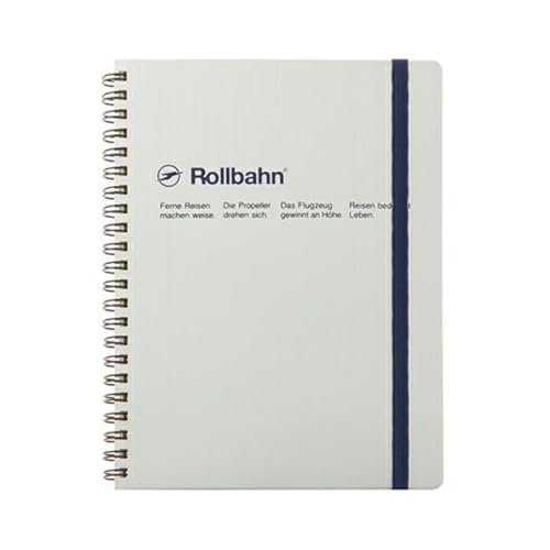Carnet A5 Delfonics Roruban metallique argent a spirale avec pages detachables NRP16-SV
