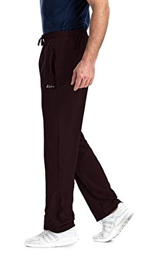 Image of clothin Mens Workout Athletic Pants Elastic-Waist Drawstring Pants for Sport Exercise Travel,Quick-Dry,Stretchy