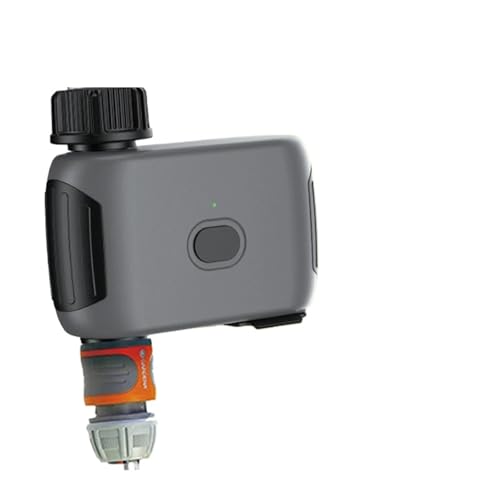 FHRKA Controlador de riego. Temporizadores de riego de jardín Inteligente WiFi de 3/4' Controlador de riego por Goteo Válvula de Agua con retardo de Lluvia Programable