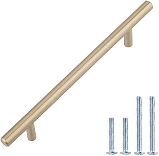 Amazon Basics AB1604-GC-10 Cabinet Pull, 18.75 cmLength (12.7 cm Hole Center), Golden Champagne