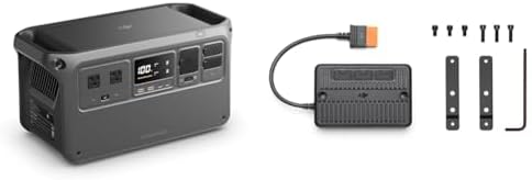 （22:30時点） 【セット買い】DJI Power 1000 ポータブル電源 1024Wh リン酸鉄リチウムイオン 1.1時間急速充電 家庭用発電機 2000Wの安定出力 大容量 長寿命10年 ソーラー発電機 世界最強の静音23dB 防災安全協会推奨 最大5年保証 + Power ソーラーパネル アダプターモジュール (MPPT)