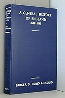 A General History of England, 1688-1832 B000K6FSCY Book Cover