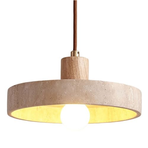 Suspension en marbre véritable au style japonais épuré pour couloir élégant