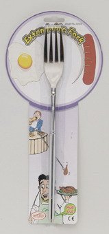 Fourchette extensible pour piquer les plats partagés entre amis
