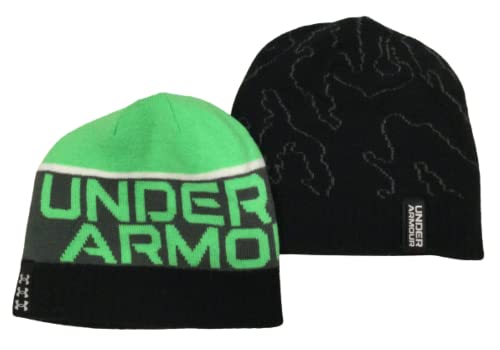 Bonnet Under Armour pour l'école et le sport de votre garçon en maille tricolore