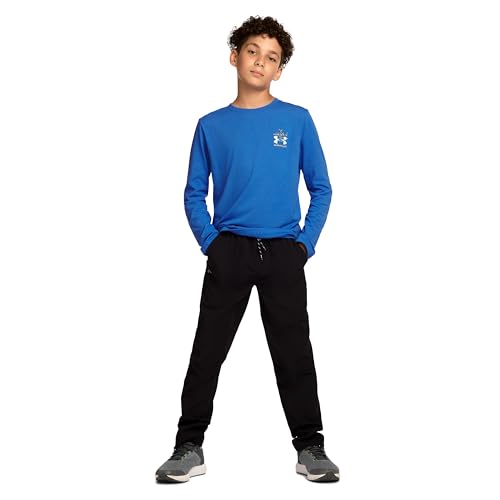 Under Armour Boys' Outdoor Woven Tech Pants, 4-Way Stretch Fabric