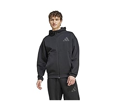 Buy adidas New Z.N.E Full Zip Sweatshirt S, Black, S at