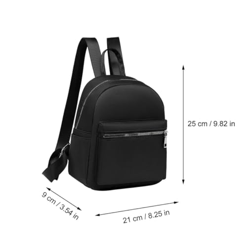 Mochila de tela oxford con correas ajustables doble uso estilo sencillo 2