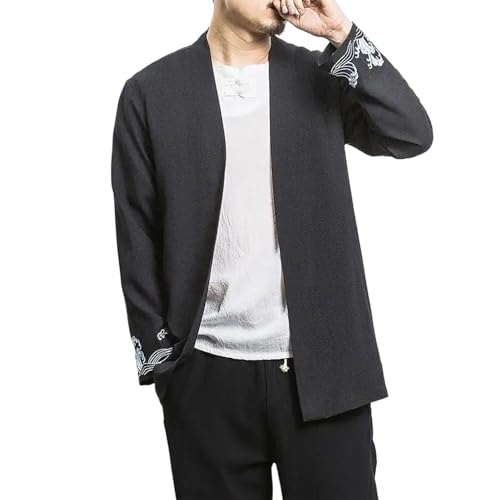 Chemise kimono dragon homme en lin léger idéale pour vos sorties estivales et soirées urbaines