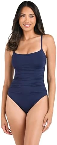 La Blanca Women's Island Goddess Rouched Body Lingerie Mio One Piece Swimsuit One Piece Swimsuit