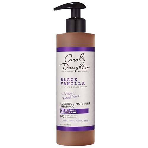 Carol's Daughter Black Vanilla Moisture Sulfate Free Shampoo for Curly, Wavy or Natural Hair,...