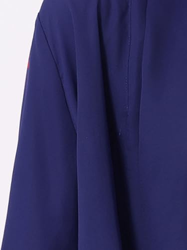 Image of Allegra K Summer Chiffon Bolero Shrug Blazer for Women's 3 /4 Ruched Sleeve Shawl Lapel Thin Lightweight Open Front Cardigans