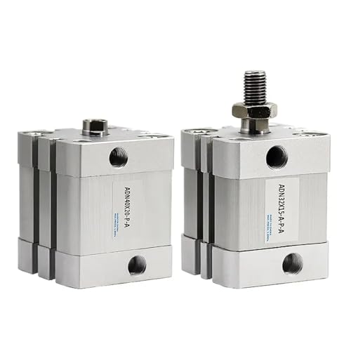 Vérin pneumatique double effet compact ADN 40x35 alésage 40 course 35 - 2