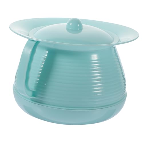 FRCOLOR つばトイレ toilet 屋外 プラスチック尿ポット シート 寝室の小便器 便器おしっこバケツ 男 携帯小便器トイレ 蓋付きつぼみ おしっこポット 携帯トイレ 病院のつば Grey