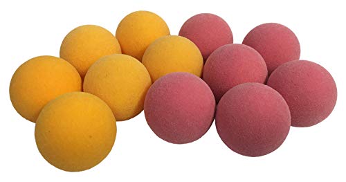 Mueller 12 Red & Yellow Textured Foosballs