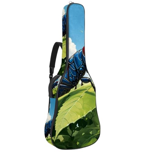 Housse pour guitare acoustique 41 pouces étanche à motif cricket