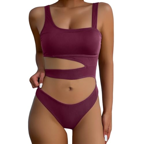 Trajes De Baño Mujer Deportivo,Bañador Una Pieza Vientre Plano Barriga Monokinis Tallas Grandes con Relleno Bañador Delgado Reductor Surf Beachwear