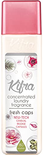 KIFRA FRESH CAPS Perfume de Lavandería Concentrado 200ml 80 Ciclos de Lavado