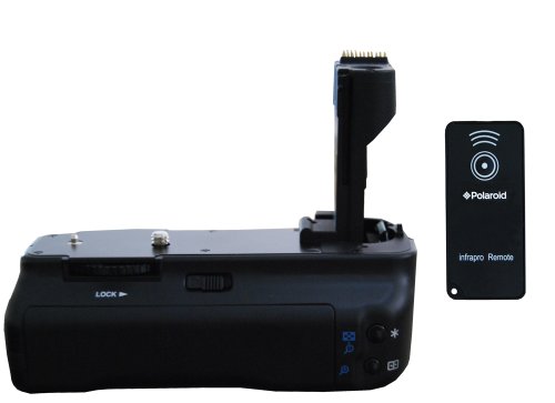 Polaroid Wireless Performance Battery Grip For Canon Eos 50D, 40D, 30D, 20D Digital Slr Cameras - Remote Shutter Release Included