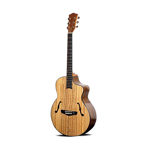 MEIeynt Guitare Acoustique Noyer 40 Pouces Guitarra Coupe Pleine Taille avec kit de démarrage Bundle avec Sac de… - Les Beatles, Paul McCartney, John Lennon, RIngo Starr, George Harrison MEIeynt Guitare Acoustique Noyer 40 Pouces Guitarra Coupe Pleine Taille avec kit de démarrage Bundle avec Sac de…