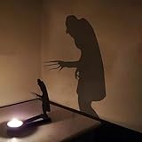 Walbest Halloween Candle Holder, Nosferatu Candle Shadow, Metal Decoration, Tealight Shadow Caster, Gothic Home Halloween Decoration (C-1PC)