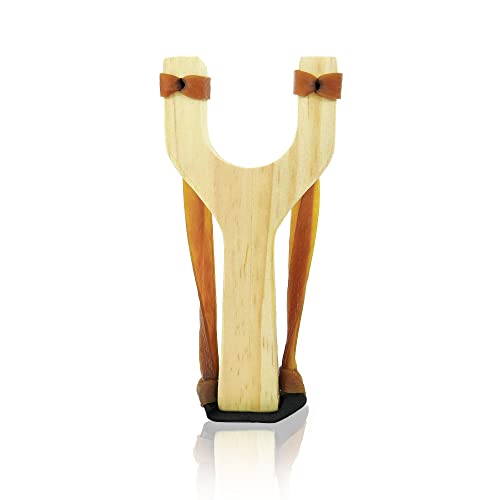 Tirachinas de Madera/ Catapulta de Madera Aire Libre/ Tirachinas Madera y Goma Elástica/ Tirachinas Profesional/ Tirachinas para Cazar Madera Cover