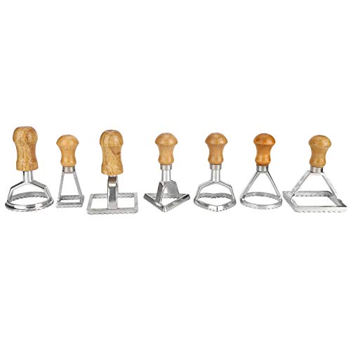 Molde de bolinho, fabricante de pastelaria, máquina de lavar louça segura prata 7 PCS/conjunto de al