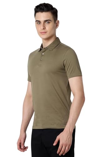 Image of Van Heusen Men's Solid Slim Fit T-Shirt