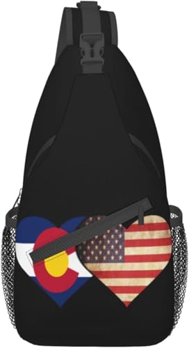 Mochila cruzada unisex color negro miniatura 1