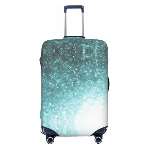 Abstract Bokeh Lights Luggage Cover Washable Elasticated Luggage Covers for Suitcase TSA Approved Stylish Scratch Resistant Luggage Case Protector