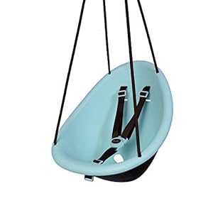 Swurfer Kiwi – Your Child’s First Swing with Ergonomic Foam-Lined Shell Design, Blister Free Rope and 3-Point Safety…