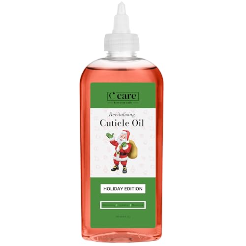 C CARE Holiday Edition Cuticle Oil For Nails - Repairs Cuticles Overnight - Moisturizes and Strengthens Nails and Cuticles