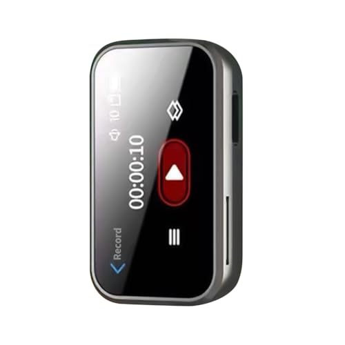 Fangxuee Mini Reproductor MP3 Deportivo con Bluetooth y Pantalla Táctil de 32 GB, Reproductor de Música HiFi, Libro Electrónico, Radio FM, Grabadora de Voz, Compatible con MP4.