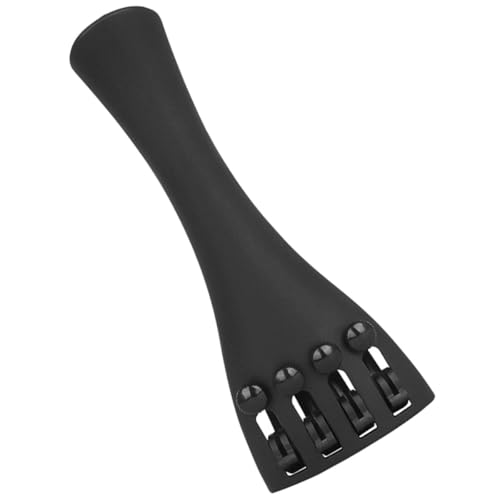 SOLUSTRE Cordal para Violín 4/4 de Fibra de Carbono 4 Microafinadores Repuesto Ligero y Resistente Accesorio para Cuerdas de Violín Adecuado para Mejorar Tono y Resonancia