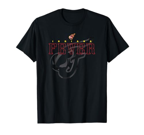 WNBA Official Indiana Fever Black in Black T-Shirt Tees for Men and Women Basketball Fans
