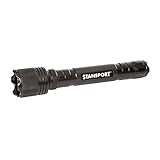 Stansport Heavy-Duty Tactical Flashlight W/Batteries - Cree T6 Bulb - 500 Lm, Black, One Size, 102-500