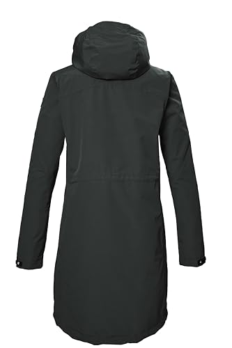killtec Damen Funktionsparka/Parka mit abzippbarer Kapuze KOS 30 WMN PRK, dunkelgrün, 40, 42918-000