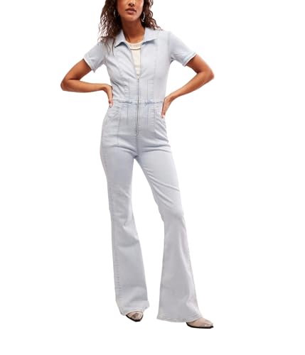 Free People Women's Jayde Flare Jumpsuit, Whimsy