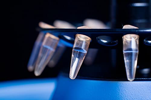 0.2ml 1000pcs Micro Centrifugal Tubes EO Sterile Plastic Small Vials with Leak Free Sample Storage Cap (1000)