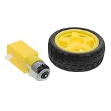 TOYANDONA Spielzeugräder Satz mit Roboterrädern und Antriebswelle Inklusive Gleichstrom Getriebemotor für Vielseitige Einsatzmöglichkeiten im Rc Auto Bausatz