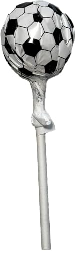 41,12€/KG Fußball Lutscher 10 Stück 170g in den Deutschland Farben Schwarz/Rot/Gold – Leckere Himbeergeschmack Lollys/Bonbons für Fußballpartys Kindergeburtstag Events & Fanartikel